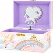 Giggle & Honey® Musical Unicorn Jewelry Box for Girls | Music Boxes for Little Girls, Toddler Jewelry Box for 4 Year Old Kids, Toys for Toddlers, Birthday Gifts for Kids 5-9 Years