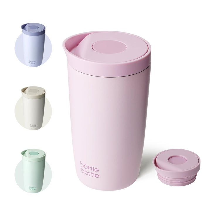 BOTTLE BOTTLE Travel Mug (Pink, 350.0, Milliliters)
