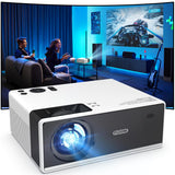 FUDONI Projector with WiFi & Bluetooth, Native 1080P Home Theater Projector