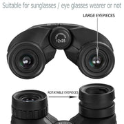 Occer 12x25 Compact Binoculars for Adults and Kids | High Powered, Easy Focus, Large Eyepiece for Bird Watching, Cruise Ship, Outdoor Hunting, Travel, Sightseeing