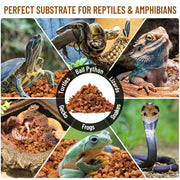 Riare 10LB Coconut Husk Chip for Reptiles, 72 Quart Coconut Fiber Substrate | Coco Chips Substrate Coconut Husk Bedding for Snakes, Tortoises, Ball Python, Bearded Dragon, Geckos, Lizards, Frogs