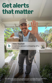 Blink Wired Doorbell 2K+ (newest model) — Head-to-Toe 2K video doorbell, continuous hardwired power, pair with Alexa or Blink Chime (sold separately) required for in-home alerts