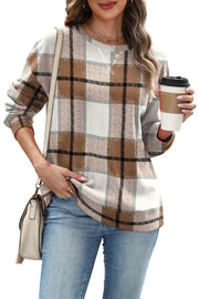 RUMIA Women's Crew Neck Sweatshirt Long Sleeve Tops for Women Fall Clothes | Outfits 2026 Fashion,Comfy Loose Fit Shirts,Casual Basic Pullover