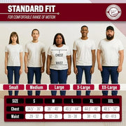NCAA Gameday Cotton T-Shirt for Men and Women | Officially Licensed NCAA Tee - Preshrunk Ring-Spun Cotton - Screen-Printed Team Logo