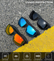 KALIYADI Polarized Sunglasses Men, Lightweight Mens Sunglasses Polarized UV Protection Driving Fishing Golf