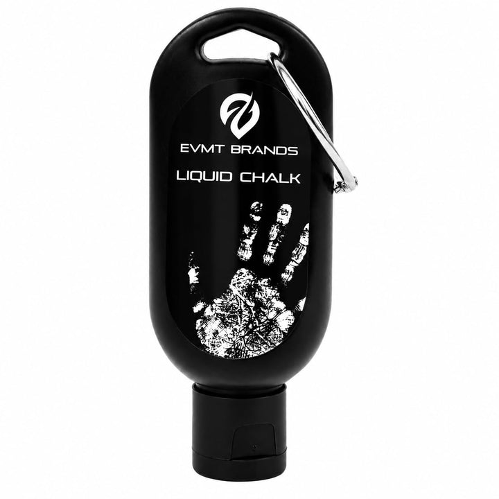 EVMT Brands Liquid Chalk, Mess Free Gym Chalk for Weightlifting, Gymnastics, Rock Climbing, Dancing. Sweat Resistant and Long Lasting for Stronger Grip.