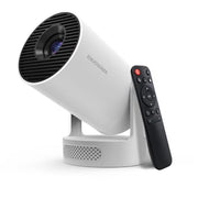 Mini Portable Projector with Wifi 6 and Bluetooth,Base Speaker(M) | 4K Support Projector with 5w Sound Base Speaker,Auto Vertical Keystone 210°Rotatable Proyector