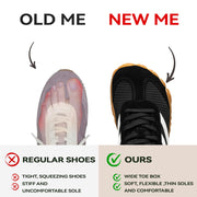 Barefoot Shoes Women Casual Sneakers,Wide Toe Box Shoe Women Zero Drop Shoe | Barefoot Shoes Men,Minimalist Trail Running Shoe,Non-Slip Lightweight Breathable Comfortable Fashion Walking Hiking Shoes
