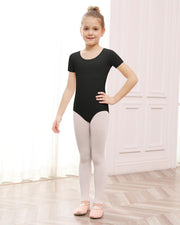 Stelle Ballet Leotards for Girls Short Sleeve Gymnastics Dance Outfit 2-16Y | Scoop neckline, Stretch fabric, Comfortable fit, Skin-friendly, Gymnastics & Ballet, Toddler dancewear, Kids bodysuit