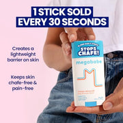 Megababe Thigh Rescue Anti-Chafe Stick | Prevents Skin Chafe & Irritation | Thighs, arms, Bra-Lines & More