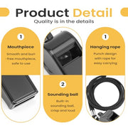 JKQAGD 2 Sports Whistles with Lanyard, Loud Crisp Sound Whistle Ideal for Coaches, Referees, Officials,Outdoor Enthusiasts, and Family Emergencies.
