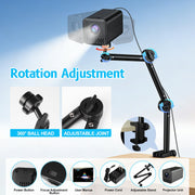 Art Projector for Tracing and Drawing - 5G WiFi & App-Free Web Control | Digital Sketch Projector with Stable Stand for Cookie Decor - Compatible with iOS/Android, Supports Online/Offline