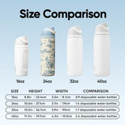 Owala FreeSip Stainless Steel Water Bottle 24 oz Toile Be Home