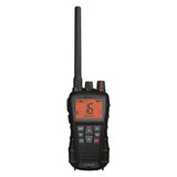 Cobra BlueBound 350 VHF Handheld Marine Radio, Black – 6-Watt, Floats | Long Range, NOAA Weather Alerts, International Functionality, IPX7 Waterproof, USB-C, Submersible, LCD Screen, Belt Clip
