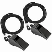 JKQAGD 2 Sports Whistles with Lanyard, Loud Crisp Sound Whistle Ideal for Coaches, Referees, Officials,Outdoor Enthusiasts, and Family Emergencies.