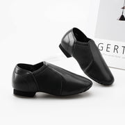 Stelle Jazz Shoes for Girls Genuine Leather Slip-On Dance Shoes