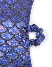 Tstiti Gymnastics Leotards for Girls 2 Pack Sparkly Biketards Outfit Set | 2 Hair Scrunchies, 2 Pack Sparkly Biketards, Leotard for Kids Gymnastics, Tumbling, Practice