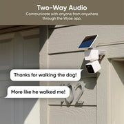 WYZE Solar Cam Pan, 2K Security Cameras Wireless Outdoor, Battery Powered | 360° Pan-Tilt, Battery Powered, 2.4 GHz Wi-Fi camera, AI motion detection, Color night vision, Cameras for home security