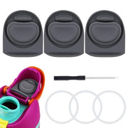 3 Sets Replacement Rubber Seal Gasket Parts for Owala FreeSip 24oz 32oz F1 | Water Bottle Lid Top Silicone Stopper and O Ring Compatible with Owala 16/19/24/32/40 oz Cap Mouth Insert Piece Accessories