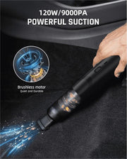 💥LAST DAY SALE 50% OFF💥Slim V8 Mate Cordless Car Vacuum High Power 13000Pa/30AW
