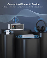 FUDONI Projector with WiFi & Bluetooth, Native 1080P Home Theater Projector