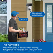 Tapo SolarCam C402 KIT 1080p Outdoor Wireless Security Camera | Battery Power with Solar, Person Detection, Subscription-Free Local Storage or Optional Cloud, Works with Alexa & Google Home