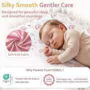 Baby Crib Sheets Girl, 3 Pack Toddler Bed Sheets Fitted 52”x28”