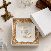 Personalized Name Christian Jewelry Dish – Custom Scripture Ring Tray, Faith Gift for Her