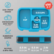 Bentgo Kids Prints Leak-Proof 5-Compartment Bento-Style Kids Lunch Box | Ideal Portion Sizes for Ages 3-7, Durable, Drop-Proof, Dishwasher Safe, PFAS & BPA-Free Materials (Dinosaur)