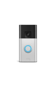 Ring Battery Doorbell, Home or business security with Head-to-Toe video, Live View with Two-Way Talk, and Motion Detection & Alerts, Satin Nickel