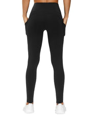 THE GYM PEOPLE Women's Thick High Waist Yoga Pants Workout Leggings | Tummy Control, Deep Side Pockets, Squat-proof, hidden waistband pocket, Flatlock Seams, Running, Yoga, Workout, Athletic