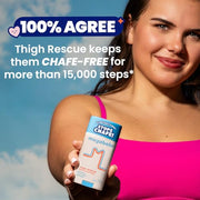 Megababe Thigh Rescue Anti-Chafe Stick | Prevents Skin Chafe & Irritation | Thighs, arms, Bra-Lines & More
