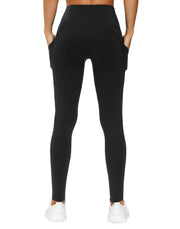 THE GYM PEOPLE Women's Thick High Waist Yoga Pants Workout Leggings | Tummy Control, Deep Side Pockets, Squat-proof, hidden waistband pocket, Flatlock Seams, Running, Yoga, Workout, Athletic