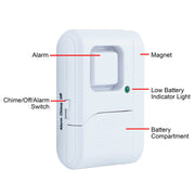 UltraPro Personal Security Window and Door Alarm, 2 Pack, Wireless Chime