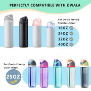 NTIERA Replacement Lid for Owala Freesip,Compatible with Owala Freesip Water Bottle 16oz 24oz 32oz 40oz,Premium Replacement Accessories for Owala Cap,Leakproof,BPA Free