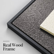 3D Large Framed Brown Abstract Wall Art for Living Room, 3Piece 24x36 In | Solid Wood Frames, Sandstone Textured Artwork for Walls, Black White Geometric Sculptural Pictures Wall Decor Bedroom Office