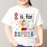 Custom Kids Name Back To School - Custom Kid Shirt for Back To School | Personalized Gift for Student, Son, Daughter | Kindergarten, Pre-K, Preschool