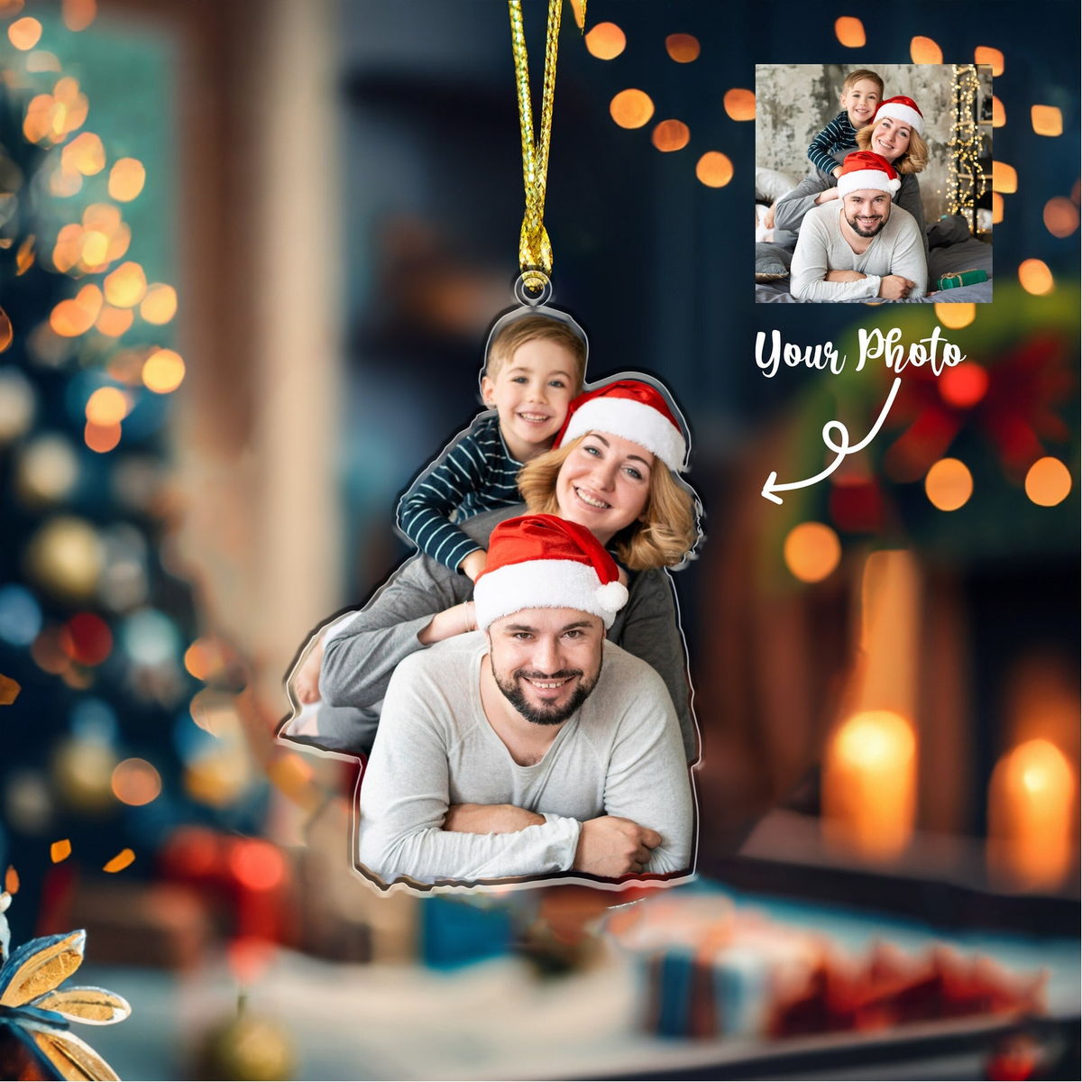 Christmas Ornaments, 2025 Custom Christmas Ornaments, Picture Ornament Christmas, Photo Ornament, Family Photo Ornament, Xmas Gift