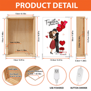 Together Since - Custom Light Box - Personalized Gift For Couple, Girlfriend, Husband, Wife, Her, Him |  Valentine, Anniversary
