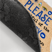 Please Be Mindful Of The Energy You Bring Into This Space - Personalized Doormat - Gift For Yourself, Women, Yoga Lovers