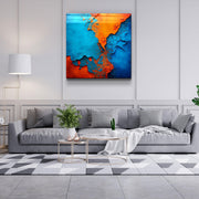 Cracked Wall | Glass Wall Art