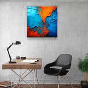 Cracked Wall | Glass Wall Art