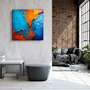 Cracked Wall | Glass Wall Art
