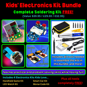 Kids Electronics Kit Bundle - FREE Tools