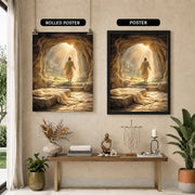 Resurrection Light Jesus Christian Wall Art Poster/Canvas