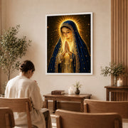 Blessed Virgin Mary Divine Light Art Print Poster/Canvas