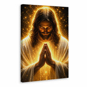 Radiant Jesus Prayer Wall Art Poster/Canvas