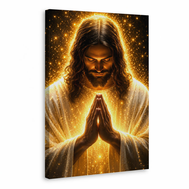 Radiant Jesus Prayer Wall Art Poster/Canvas