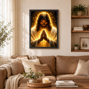 Radiant Jesus Prayer Wall Art Poster/Canvas