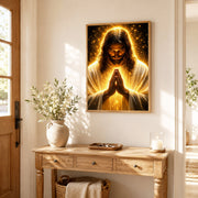 Radiant Jesus Prayer Wall Art Poster/Canvas
